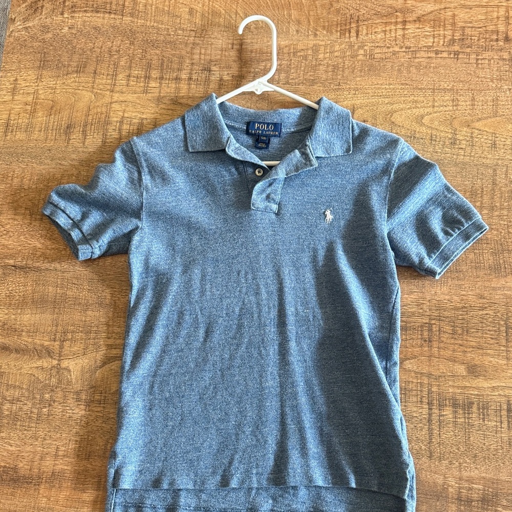 Polo by Ralph Lauren Kids Heather Blue Polo Shirt
